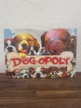 SEALED NEW DOGOPOLY Board Game Family Night Monopoly Parody Made USA Dog Lovers